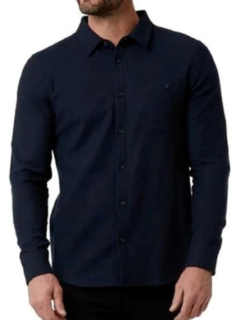 NWOT 32 Degrees Heat Men's XL Blue Long Sleeve Button-Up Shirt Flannel